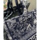 Replica Christian Dior Large Dior Book Tote Dark Blue