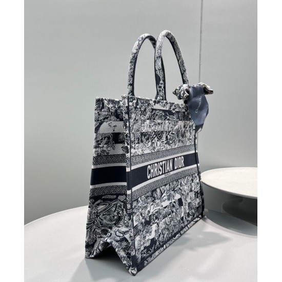 Replica Christian Dior Large Book Tote Dark Blue Replica Christian Dior Large Book Tote Dark Blue