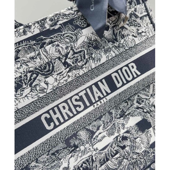 Replica Christian Dior Large Book Tote Dark Blue Replica Christian Dior Large Book Tote Dark Blue