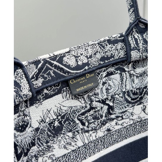 Replica Christian Dior Large Book Tote Dark Blue Replica Christian Dior Large Book Tote Dark Blue