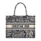 Replica Christian Dior Medium Dior Book Tote Dark Blue