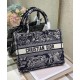 Replica Christian Dior Medium Dior Book Tote Dark Blue