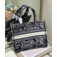 Replica Christian Dior Medium Dior Book Tote Dark Blue