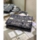 Replica Christian Dior Medium Dior Book Tote Dark Blue