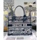 Replica Christian Dior Medium Book Tote Dark Blue
