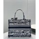 Replica Christian Dior Medium Book Tote Dark Blue