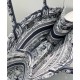 Replica Christian Dior Medium Book Tote Dark Blue