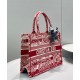 Fake Christian Dior Medium Book Tote Red Replica