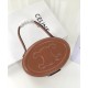 Fake Celine Oval Minaudiere Cuir Triomphe In Smooth Calfskin Coffee Replica