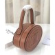 Fake Celine Oval Minaudiere Cuir Triomphe In Smooth Calfskin Coffee Replica