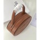 Fake Celine Oval Minaudiere Cuir Triomphe In Smooth Calfskin Coffee Replica