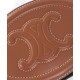 Fake Celine Oval Minaudiere Cuir Triomphe In Smooth Calfskin Coffee Replica