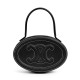 Fake Celine Oval Minaudiere Cuir Triomphe In Smooth Calfskin Black Replica