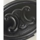 Fake Celine Oval Minaudiere Cuir Triomphe In Smooth Calfskin Black Replica
