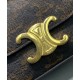 Replica Celine Mini Triomphe In Triomphe Canvas  Coffee