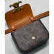 Replica Celine Mini Triomphe In Triomphe Canvas  Coffee