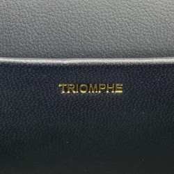 Replica Celine Chain Shoulder Bag Triomphe In Shiny Calfskin Black Fake Celine Chain Shoulder Bag Triomphe In Shiny Calfskin Black Replica