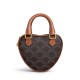 Fake Celine Medium Heart In Triomphe Coffee Replica