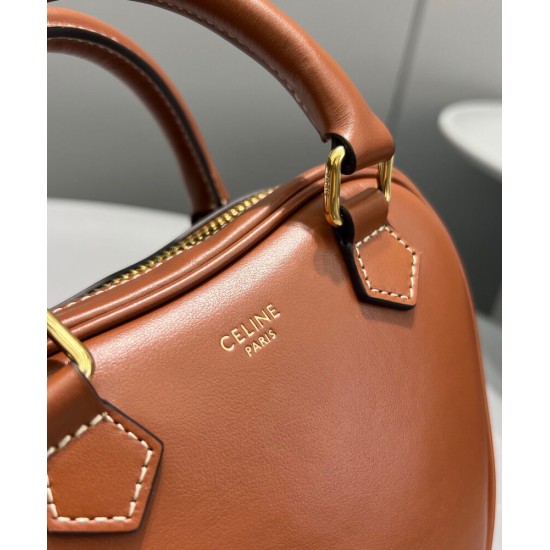 Replica Celine Medium Heart In Smooth Calfskin Coffee