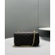 Fake Celine Chain Shoulder Bag Cuir Triomphe 199242 Henna Replica