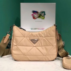 Fake Prada Padded nylon shoulder bag 1BC151 Replica