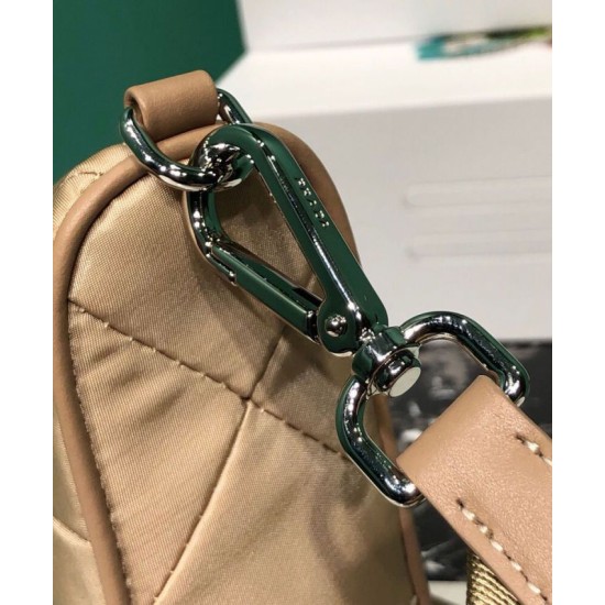 Fake Prada Padded nylon shoulder bag 1BC151 Replica