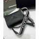 Replica Prada Monochrome Saffiano And Leather Bag Black