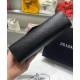 Replica Prada Monochrome Saffiano And Leather Bag Black