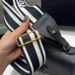 Replica Prada Monochrome Saffiano And Leather Bag Black Replica Prada Monochrome Saffiano And Leather Bag Black