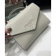 Replica Prada Monochrome Saffiano And Leather Bag Cream