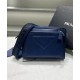 Replica Prada Saffiano Leather Shoulder Bag 2VH152 Blue