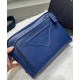 Replica Prada Saffiano Leather Shoulder Bag 2VH152 Blue
