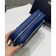 Replica Prada Saffiano Leather Shoulder Bag 2VH152 Blue