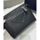 Replica Prada Saffiano Leather Shoulder Bag 2VH152 Black