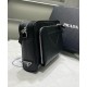 Replica Prada Saffiano Leather Shoulder Bag 2VH152 Black