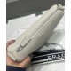 Replica Prada Saffiano Triangle Bag Cream