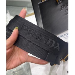 Replica Prada Medium Saffiano Leather Handbag 1BA337 Black