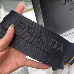 Replica Prada Medium Saffiano Leather Handbag 1BA337 Black
