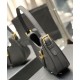 Replica YSL Saint Laurent Le Fermoir Hobo Bag In Shiny Leather Black
