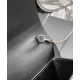 Replica YSL Saint Laurent Uptown Chain Wallet In Crocodile-Embossed Shiny Leather Black