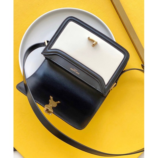 Fake YSL Saint Laurent Solferino Small Satchel In Box Saint Laurent Leather Cream Replica