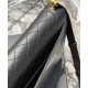 Replica YSL Saint Laurent Gaby Satchel In Quilted Lambskin Black Replica YSL Saint Laurent Gaby Satchel In Quilted Lambskin Black