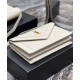 Fake YSL Saint Laurent Gaby Satchel In Quilted Lambskin White Replica Replica YSL Saint Laurent Gaby Satchel In Quilted Lambskin White