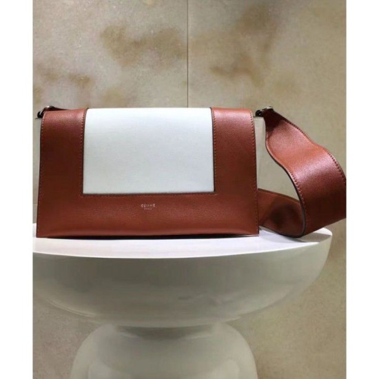 Fake Celine Medium Frame Bag Coffee Replica