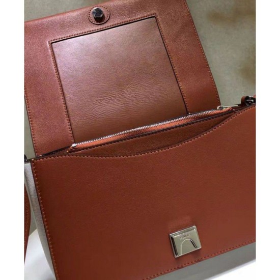 Fake Celine Medium Frame Bag Coffee Replica