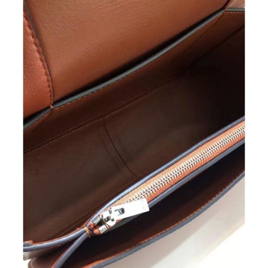 Fake Celine Medium Frame Bag Coffee Replica