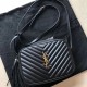 Fake YSL Saint Laurent Monogram Lou Lou Camera Bag Black Replica