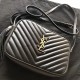 Fake YSL Saint Laurent Monogram Lou Lou Camera Bag Black Replica