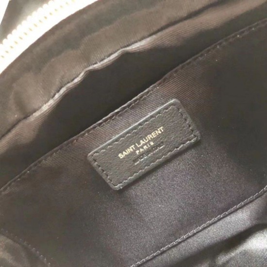 Fake YSL Saint Laurent Monogram Lou Lou Camera Bag White Replica