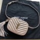Fake YSL Saint Laurent Monogram Lou Lou Camera Bag White Replica